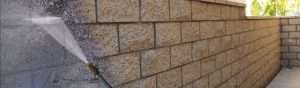 Block Wall Pressure Wash